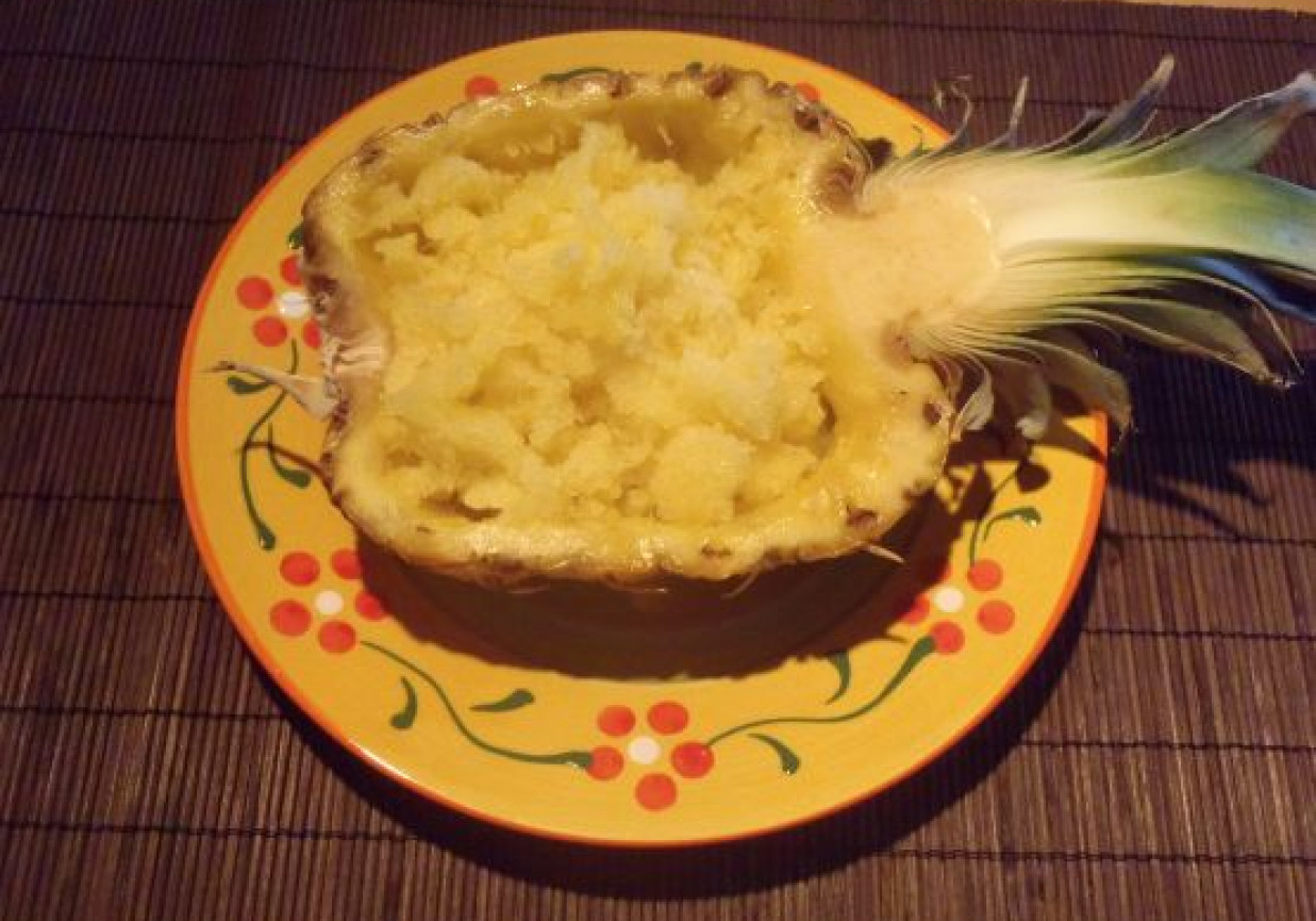 Sorbet ananasowy foto