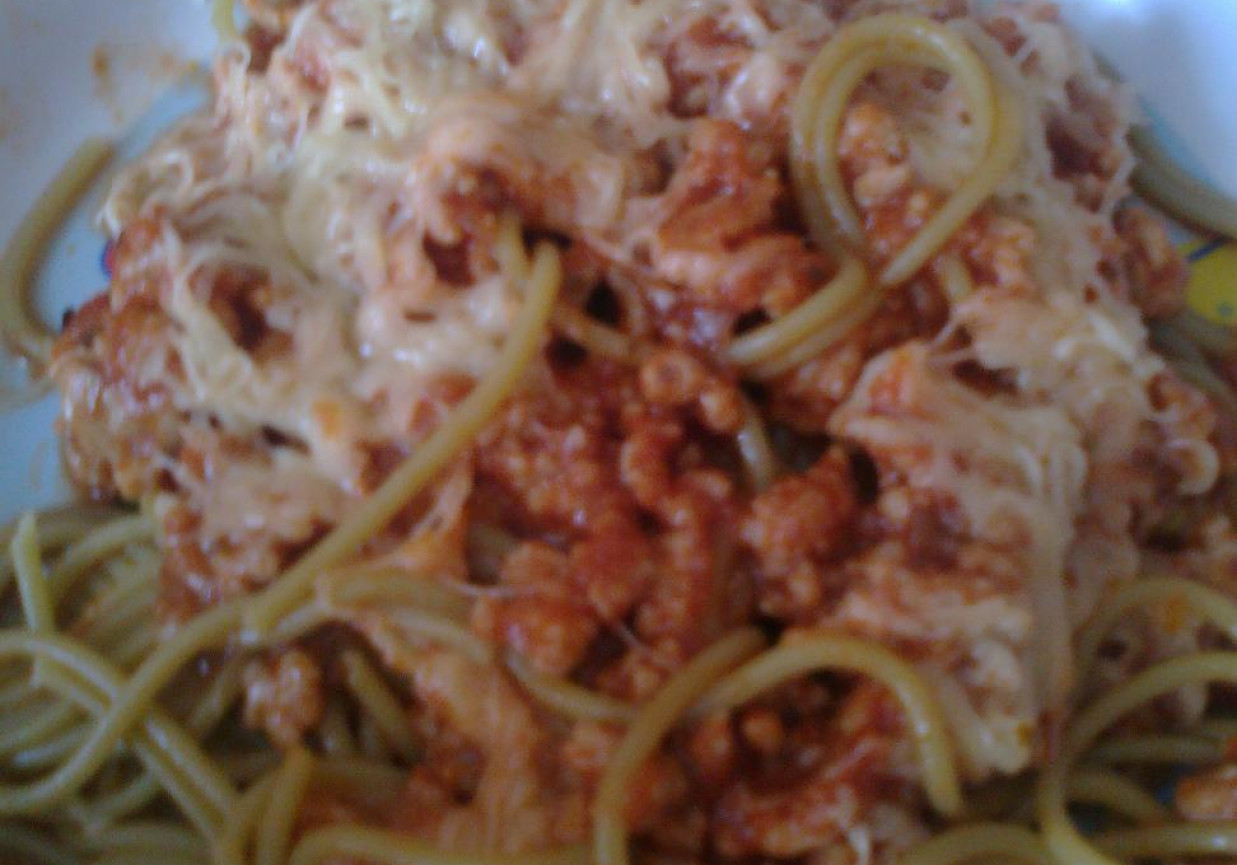Sos bolognese do spaghetti foto