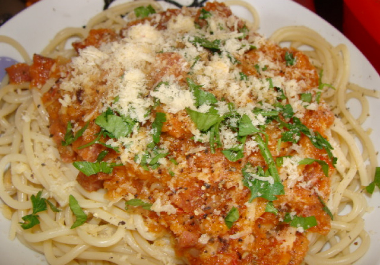 sos kabaczkowy  do spagetti foto