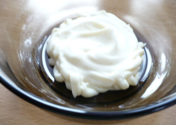 Fotografia przedstawiająca Sos majonezowy z oleju sojowego