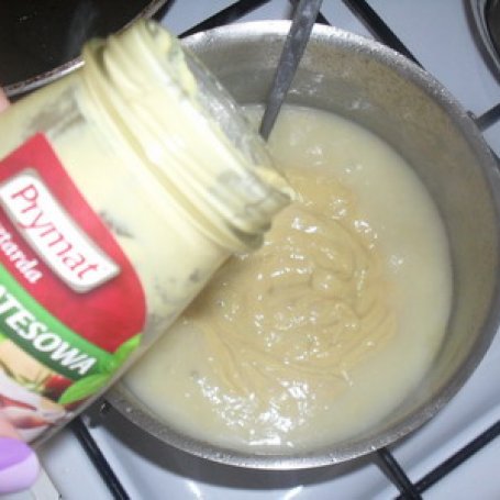 Krok 3 - Sos musztardowo-koperkowy. foto