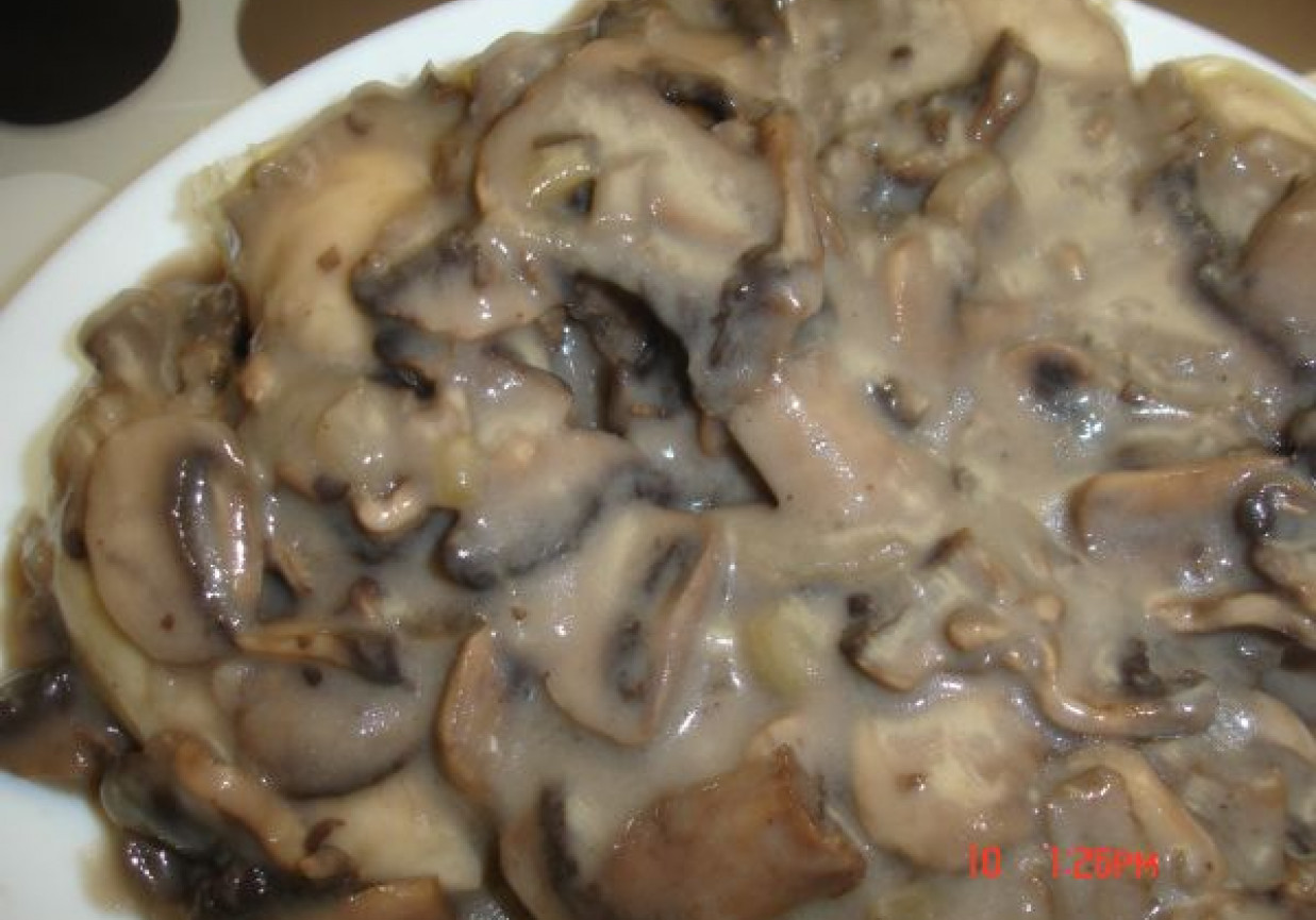 Sos pieczarkowy foto