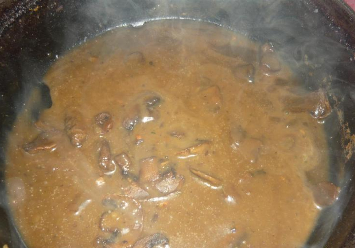 Sos pieczarkowy foto