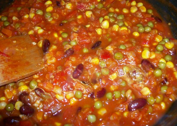Fotografia przedstawiająca sos pomidorowo meksykański