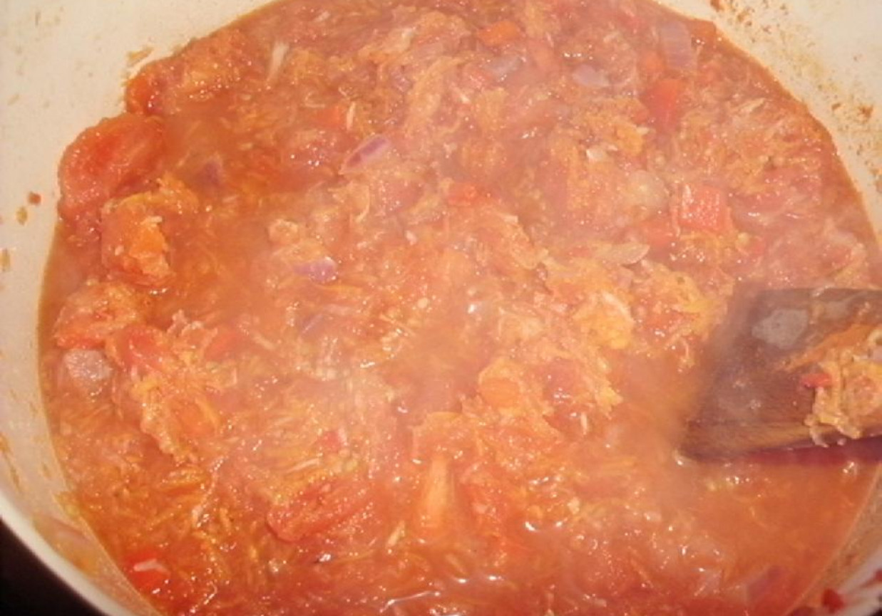 Sos pomidorowo warzywny pasteryzowany foto