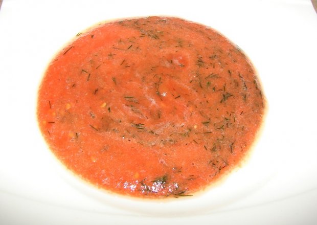 Fotografia przedstawiająca sos pomidorowy do przystawek
