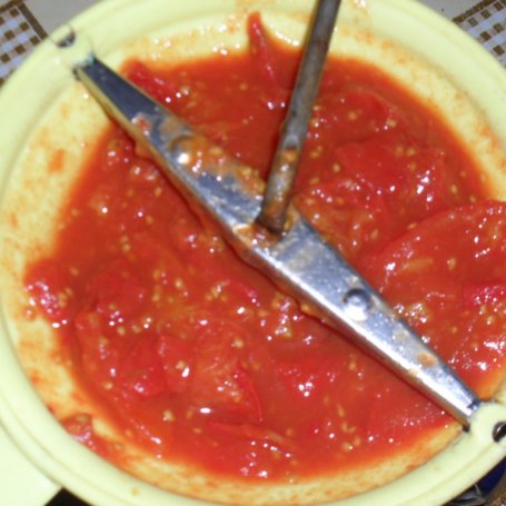 Krok 1 - sos pomidorowy do słoika foto
