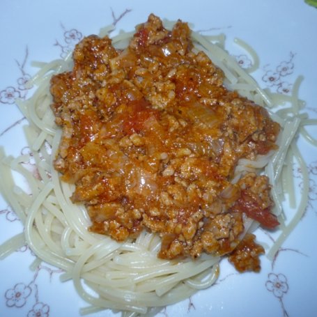 Spaghetti mięso mielone