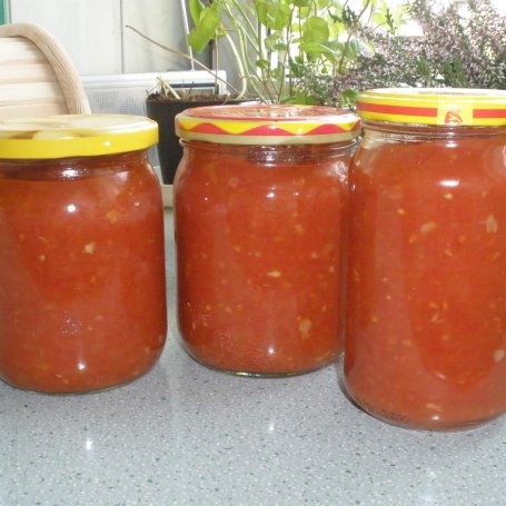 Krok 5 - Sos pomidorowy z cukinią foto