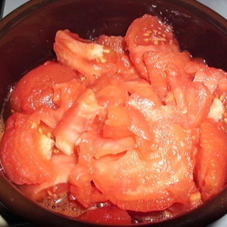 Krok 3 - Sos pomidorowy z pieczoną papryką foto