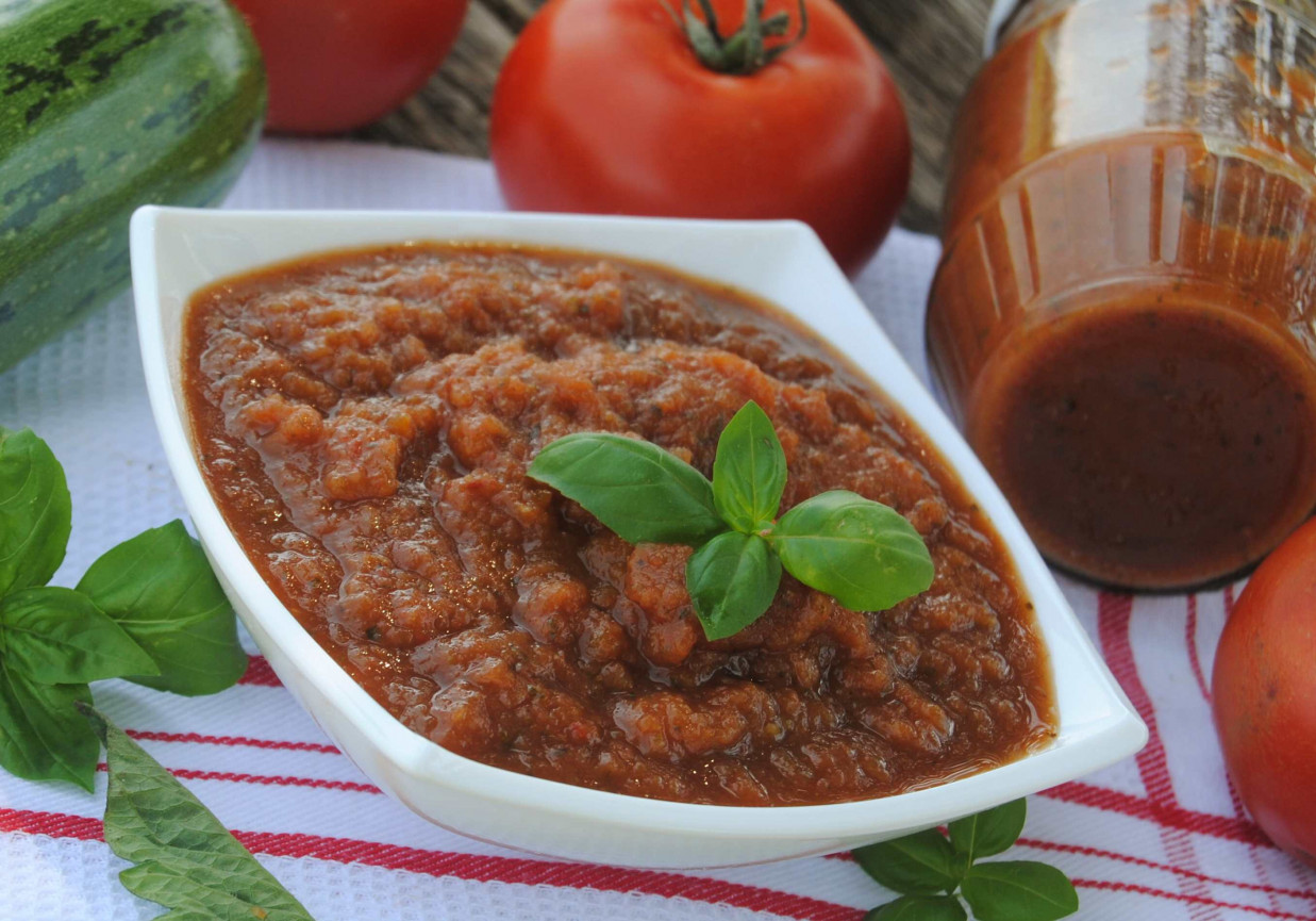 Sos słodko kwaśny Domowy ketchup z cukinii i pomidorów DoradcaSmaku.pl