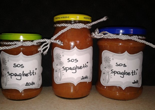 Fotografia przedstawiająca sos spaghetti - do słoików