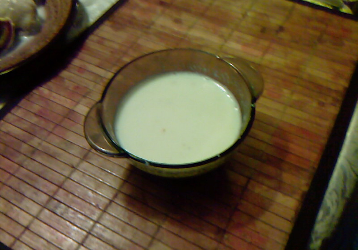 Sos waniliowy do deserów foto