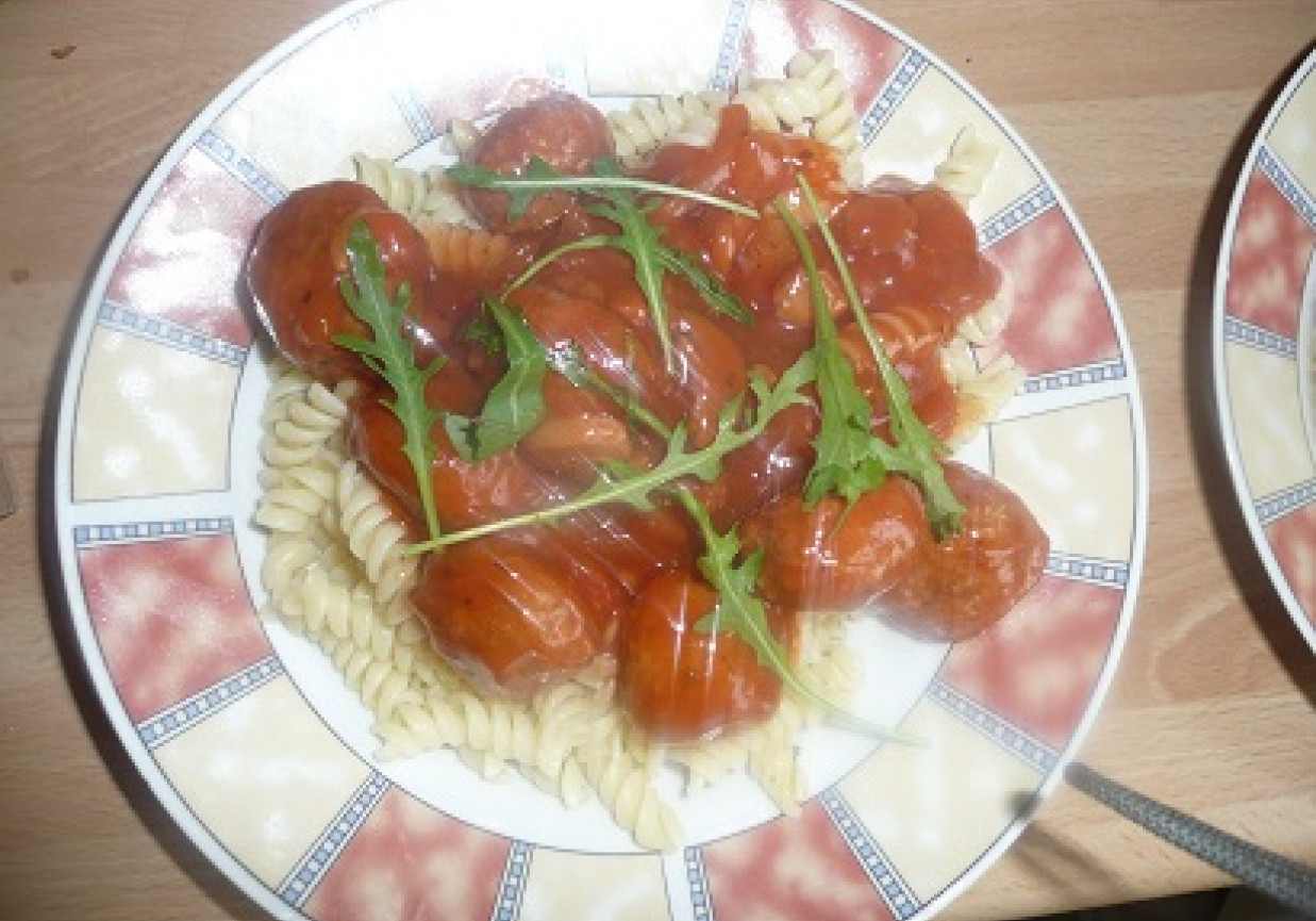 sosik pomidorowy z pulpecikami foto
