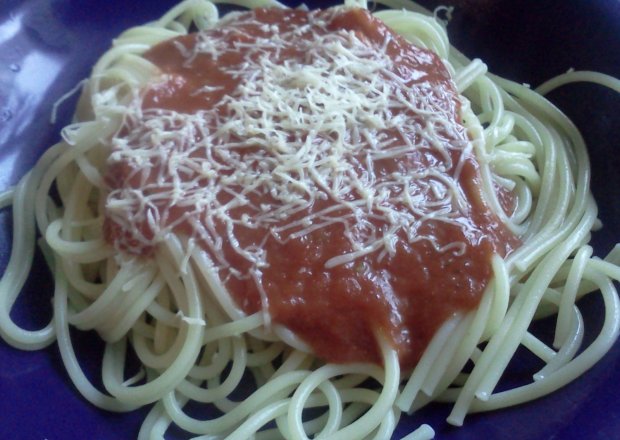 Fotografia przedstawiająca spagetti wegetariańskie