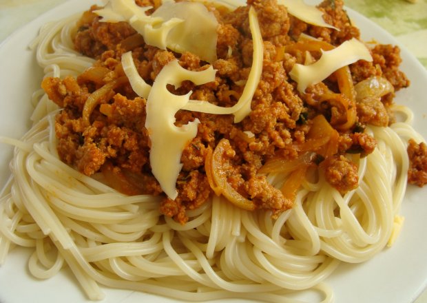 Fotografia przedstawiająca spagetti z mojego domu