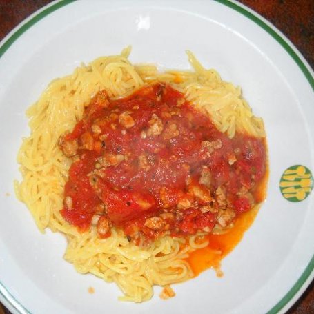 Krok 5 - Spagetti z pomidorów dla dziecka foto