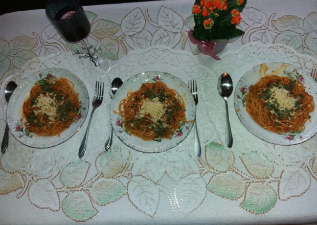 Fotografia przedstawiająca Spaghetti .