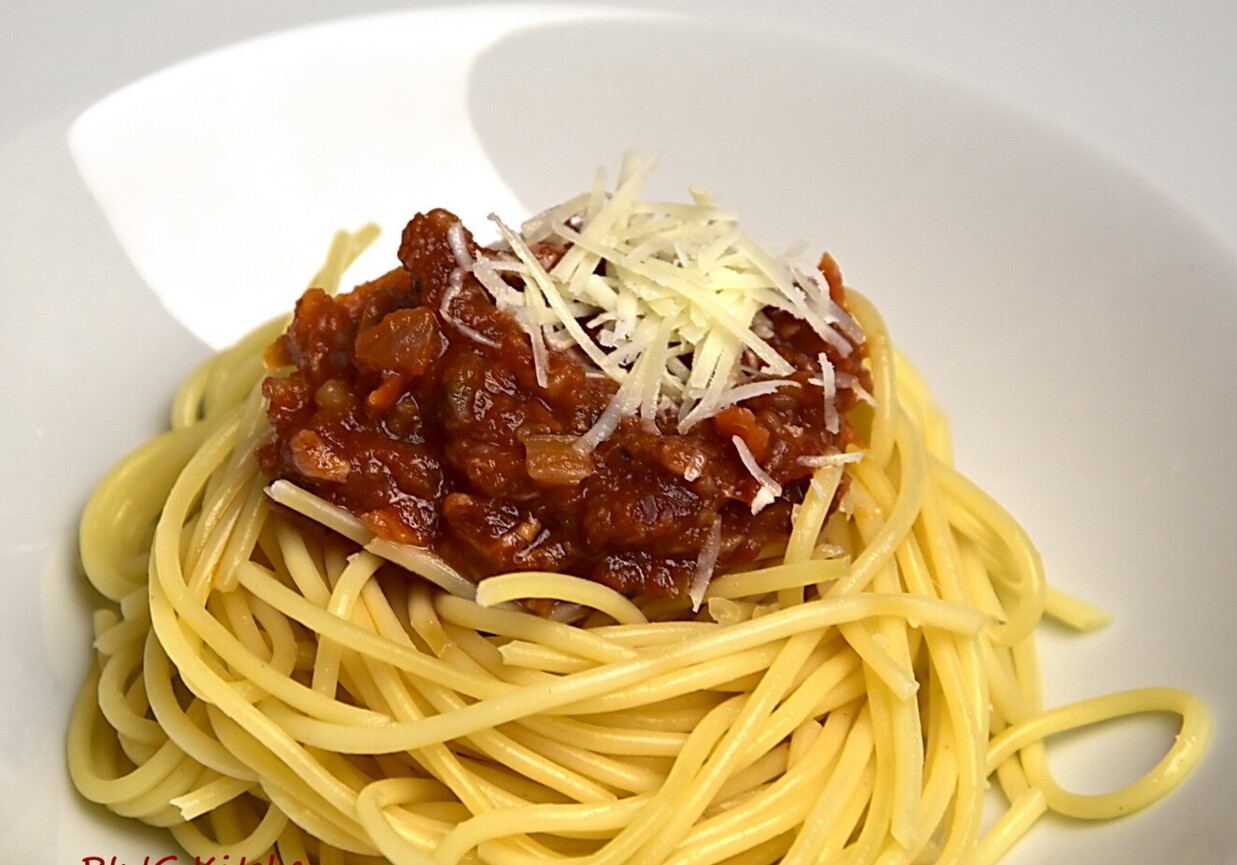 Spaghetti à la bolognese (bezmięsne) - DoradcaSmaku.pl