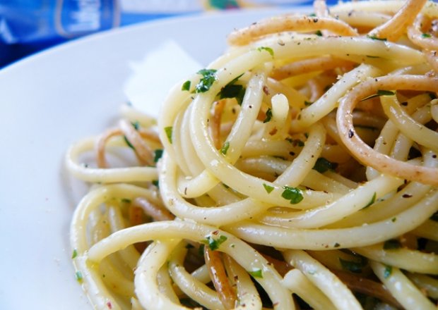 Fotografia przedstawiająca Spaghetti aglio e olio