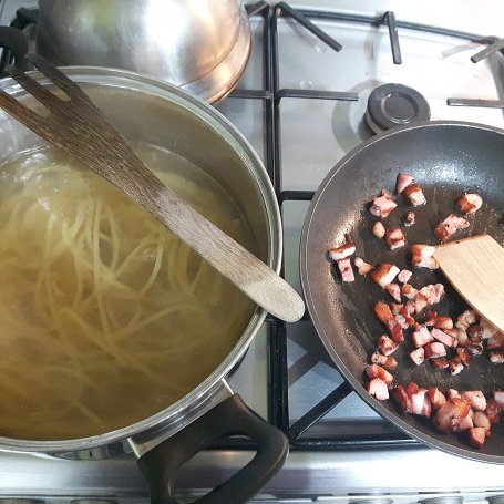 Krok 2 - Spaghetti al'a carbonara foto