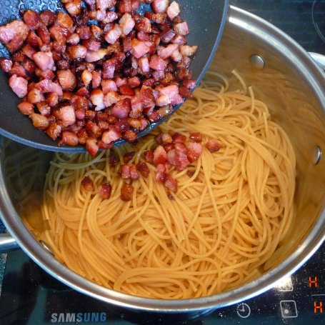 Krok 4 - Spaghetti a'la carbonara foto