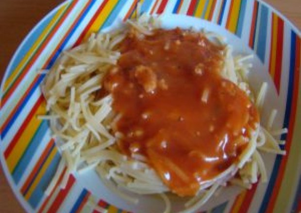 Fotografia przedstawiająca Spaghetti ala Fiona
