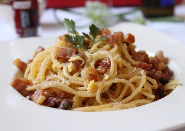 Fotografia przedstawiająca Spaghetti alla Carbonara