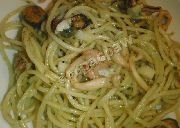 Fotografia przedstawiająca Spaghetti alla  frutti di Mare