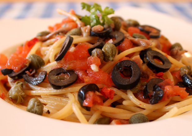 Fotografia przedstawiająca Spaghetti alla puttanesca