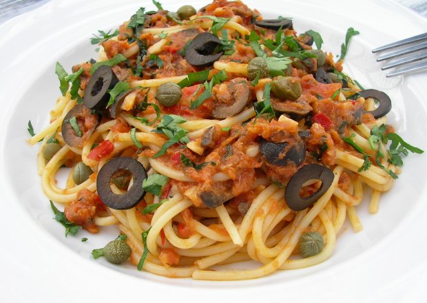 Fotografia przedstawiająca Spaghetti alla puttanesca