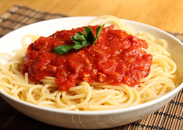 Fotografia przedstawiająca Spaghetti all'amatriciana