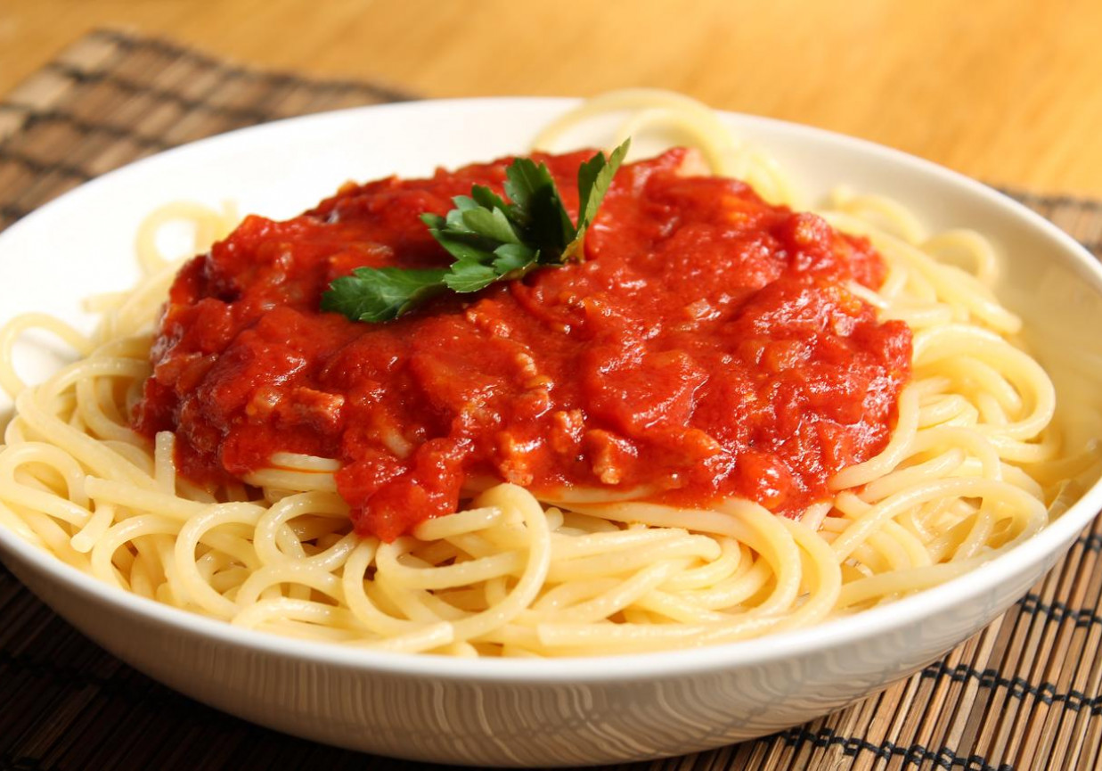 Spaghetti all'amatriciana foto