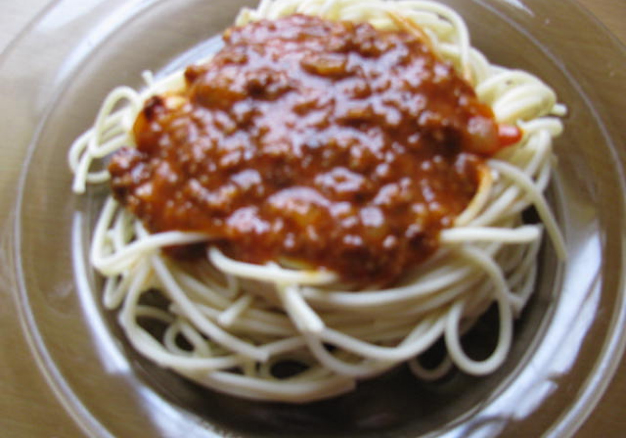 Spaghetti  bez oliwy foto