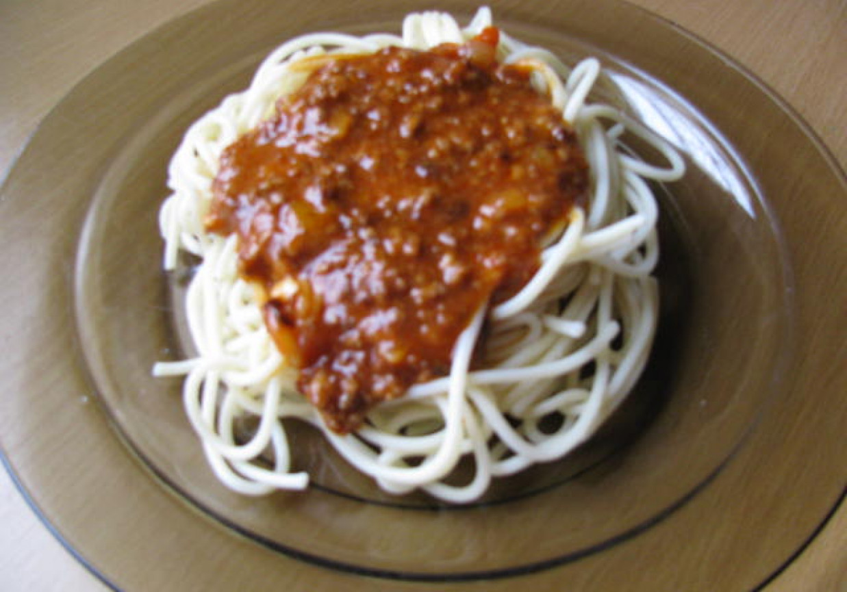 Spaghetti  bez oliwy foto