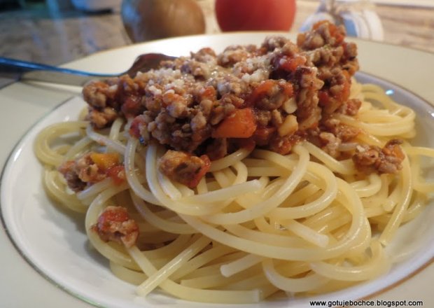 Fotografia przedstawiająca Spaghetti bolognese