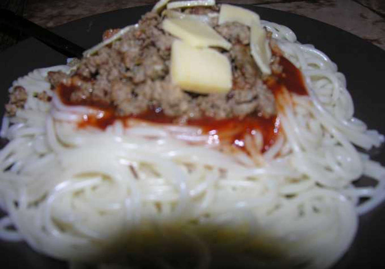 Spaghetti bolońskie Adama foto