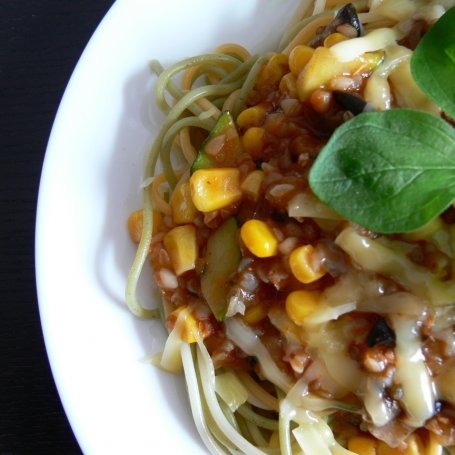 Krok 5 - Spaghetti „bolońskie” dla wegetarian foto