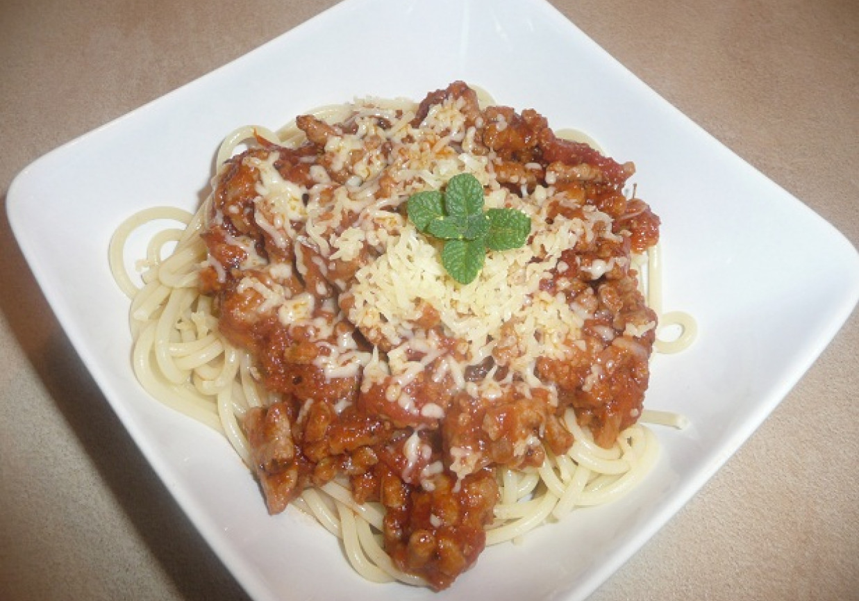 Spaghetti bolońskie foto