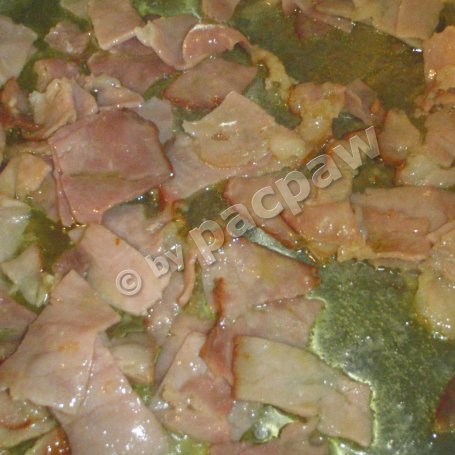 Krok 4 - Spaghetti carbonara z polędwicą łososiową foto