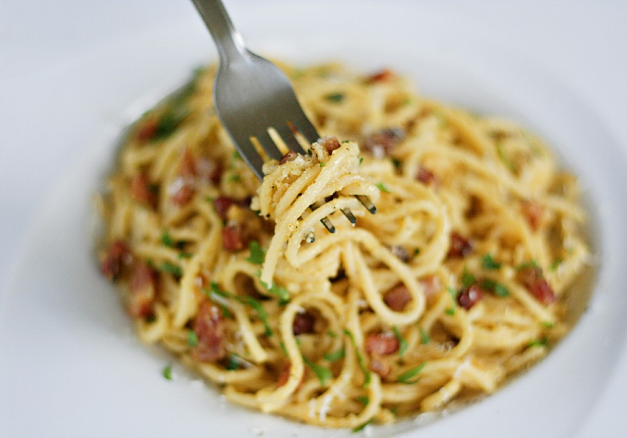 Spaghetti Carbonara foto