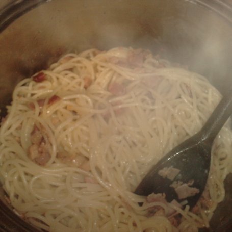 Krok 7 - Spaghetti carbonara foto
