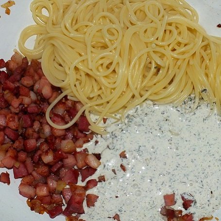 Krok 4 - Spaghetti Carbonara foto