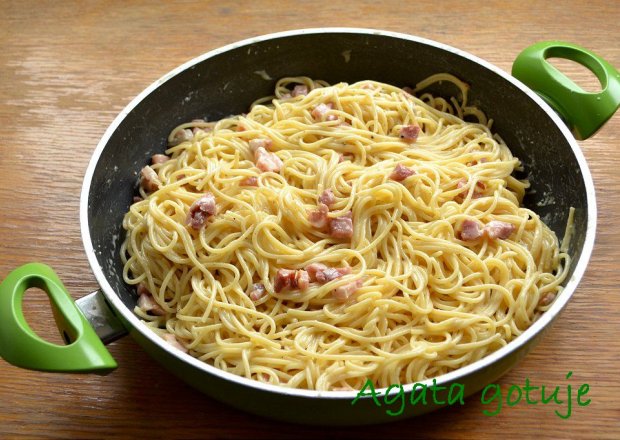 Fotografia przedstawiająca Spaghetti carbonarra Nigelli