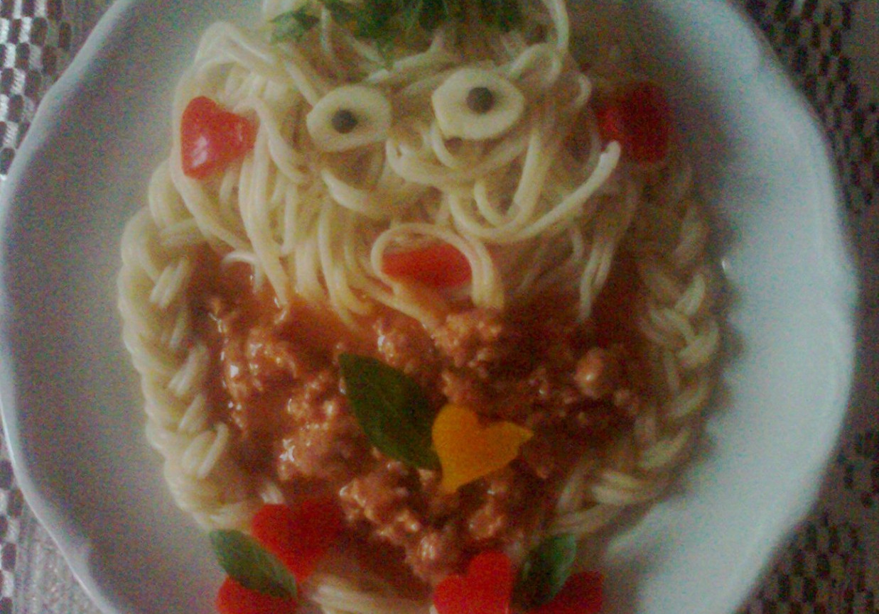 Spaghetti dla dzieci foto