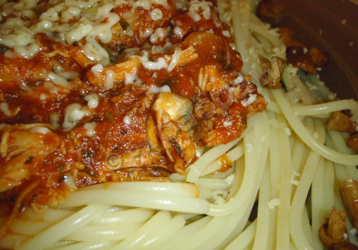 Spaghetti królicze foto