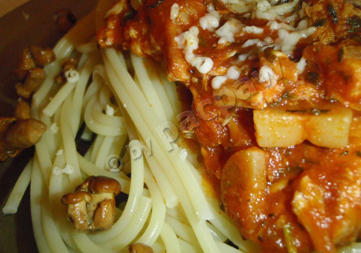 Spaghetti królicze foto