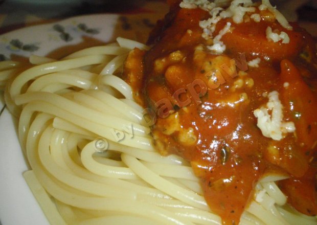 Fotografia przedstawiająca Spaghetti  marchewkowe