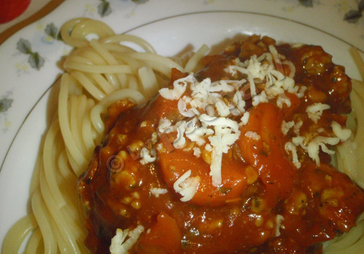 Spaghetti  marchewkowe foto