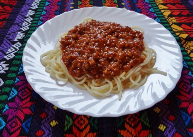 Fotografia przedstawiająca Spaghetti mięsne